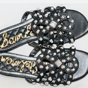 Sam Edelman Spike Black slide  sandal’s